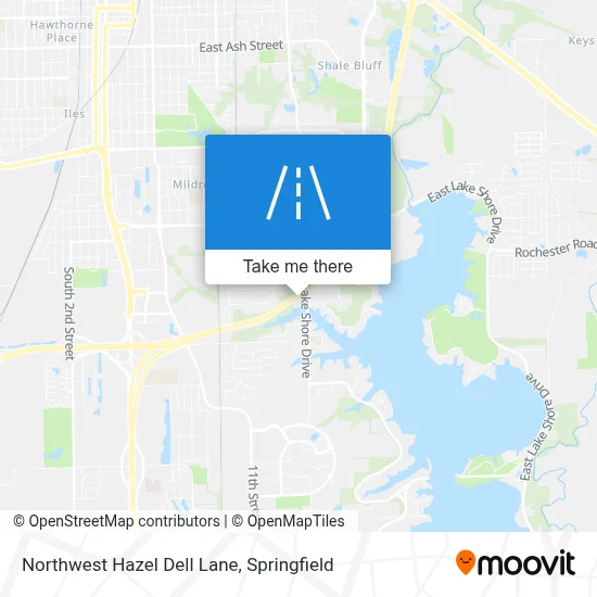 Northwest Hazel Dell Lane map