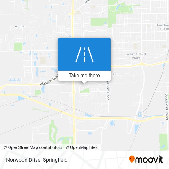 Mapa de Norwood Drive