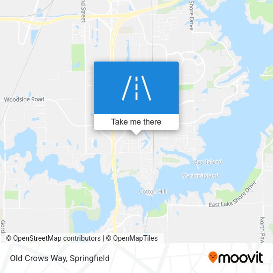 Old Crows Way map