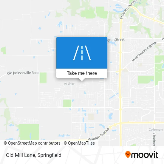 Mapa de Old Mill Lane