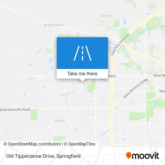 Mapa de Old Tippecanoe Drive