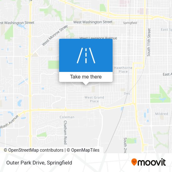 Mapa de Outer Park Drive