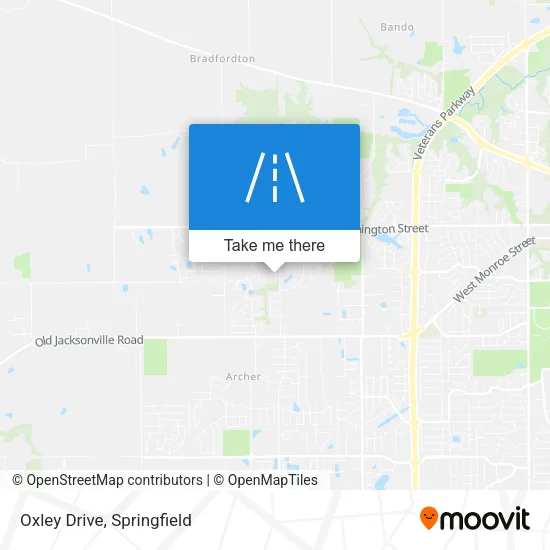 Oxley Drive map