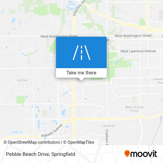 Pebble Beach Drive map
