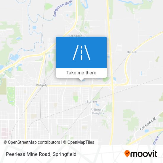 Peerless Mine Road map
