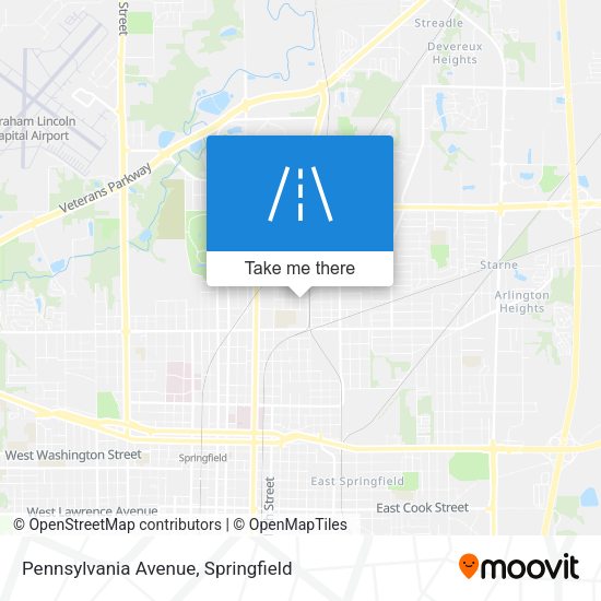 Pennsylvania Avenue map