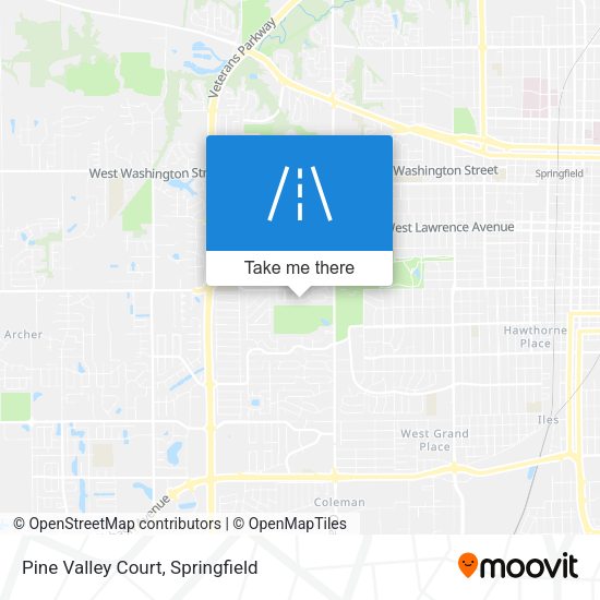 Pine Valley Court map