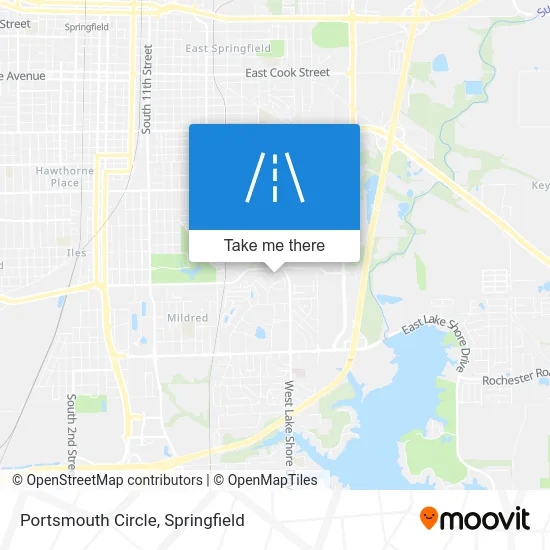 Portsmouth Circle map