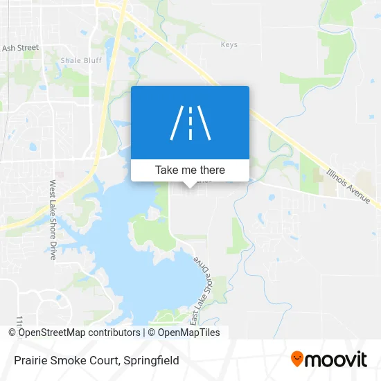 Prairie Smoke Court map