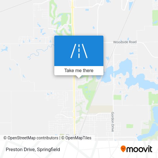 Mapa de Preston Drive