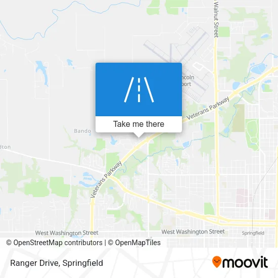 Ranger Drive map
