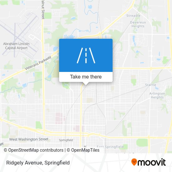 Mapa de Ridgely Avenue
