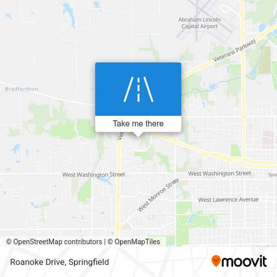 Mapa de Roanoke Drive