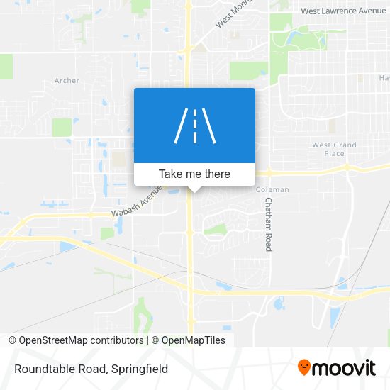 Mapa de Roundtable Road