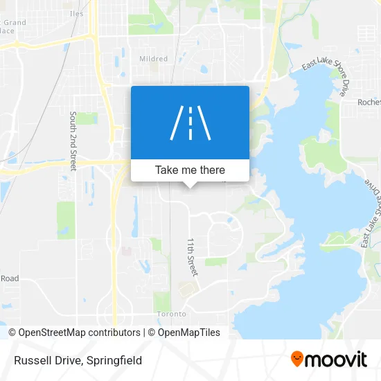 Russell Drive map
