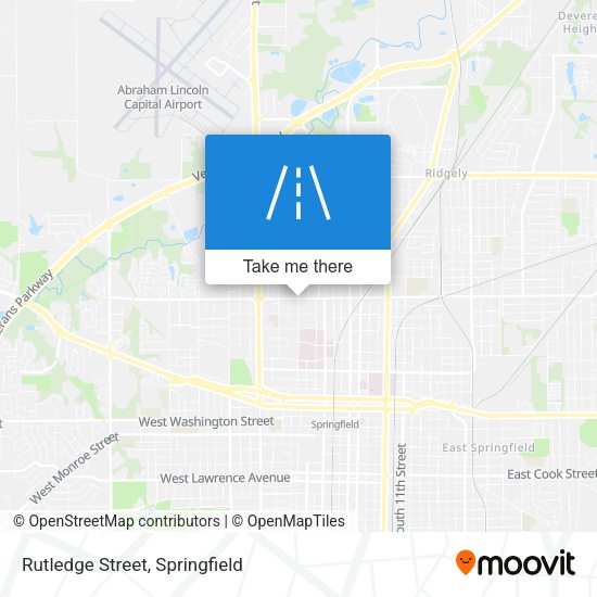 Rutledge Street map