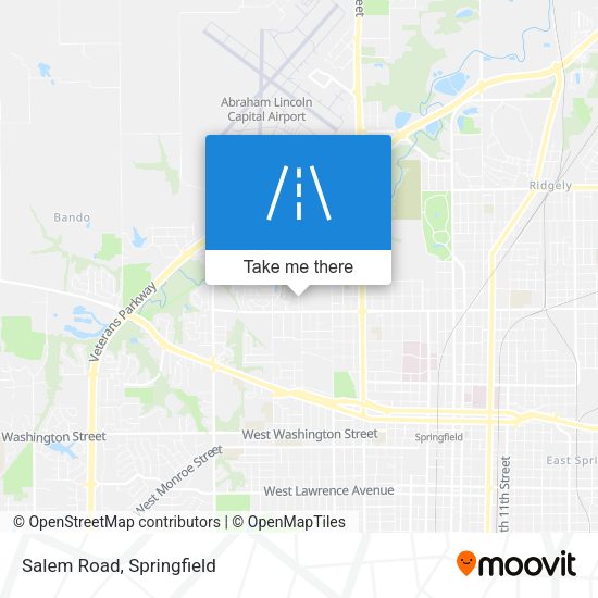 Salem Road map