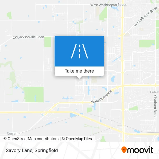 Mapa de Savory Lane