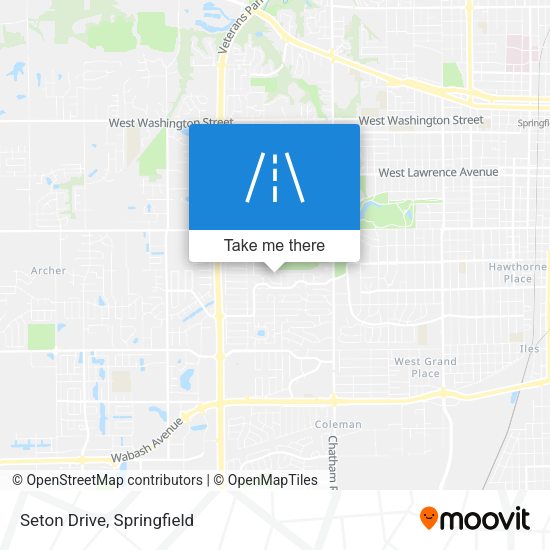 Seton Drive map