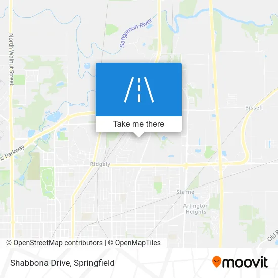 Shabbona Drive map