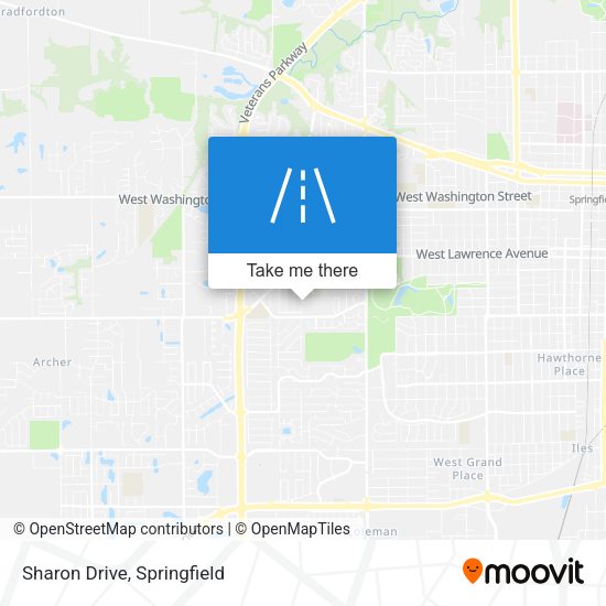 Sharon Drive map