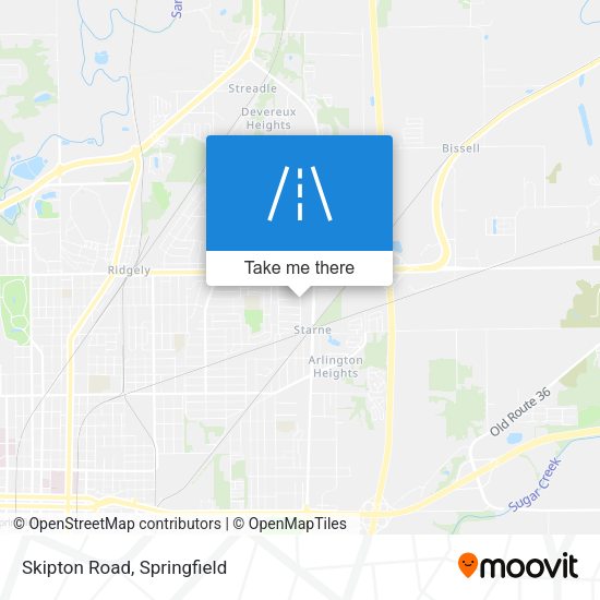 Mapa de Skipton Road
