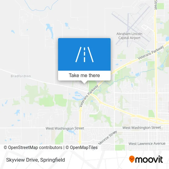 Skyview Drive map