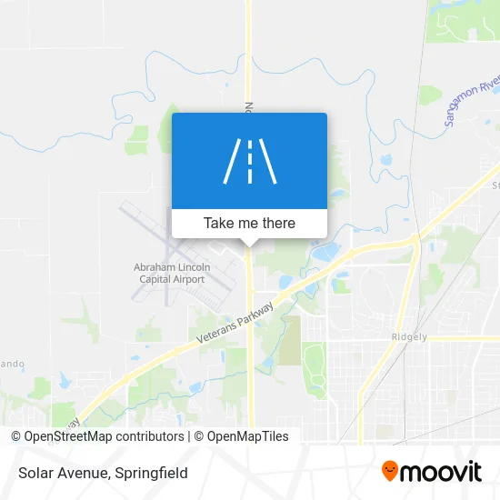Solar Avenue map