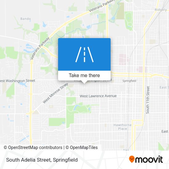 Mapa de South Adelia Street