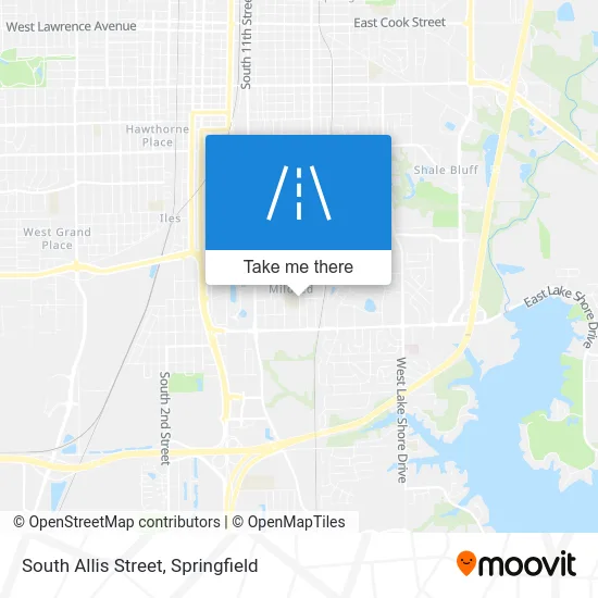 South Allis Street map