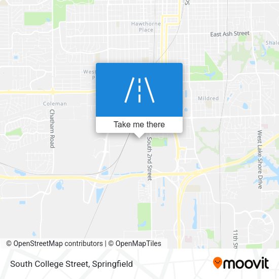 South College Street map
