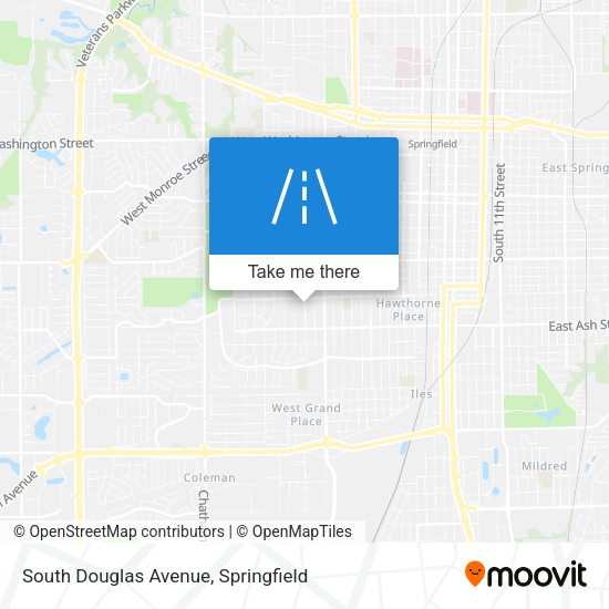 South Douglas Avenue map