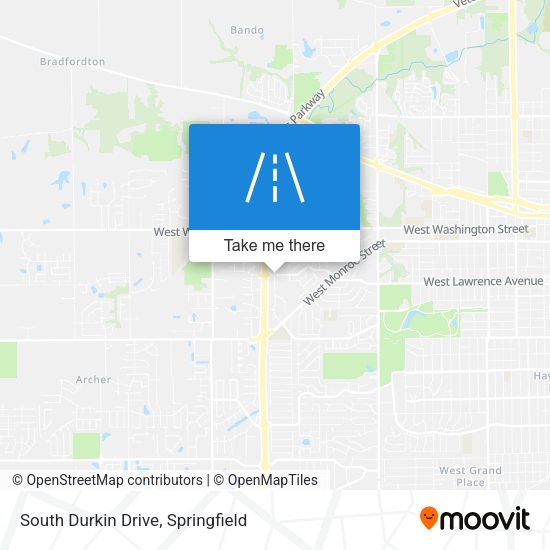 South Durkin Drive map