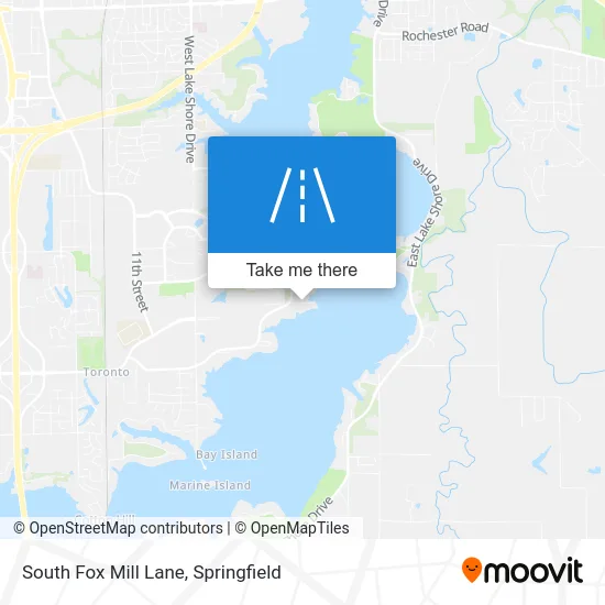 South Fox Mill Lane map