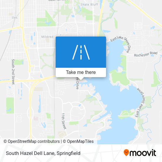 Mapa de South Hazel Dell Lane