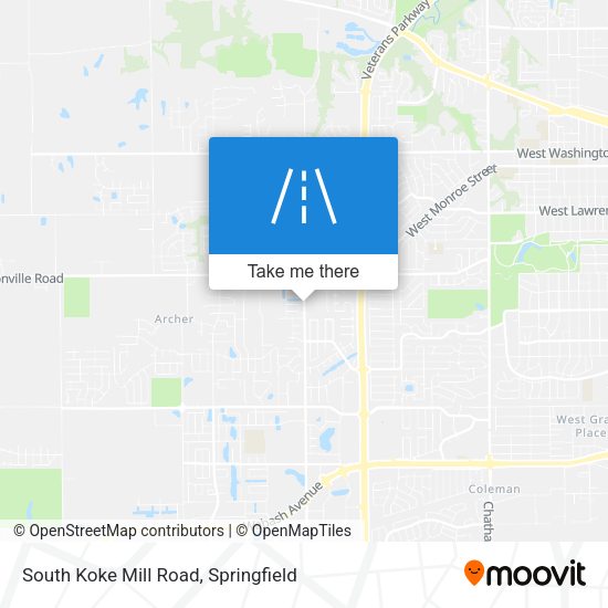 Mapa de South Koke Mill Road