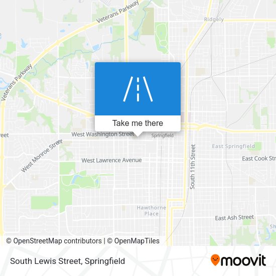 Mapa de South Lewis Street
