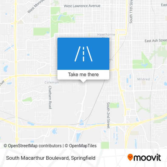Mapa de South Macarthur Boulevard
