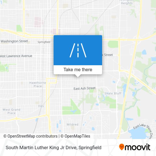South Martin Luther King Jr Drive map
