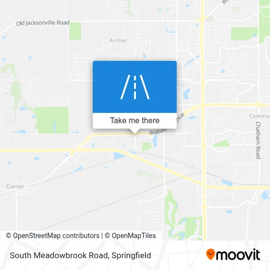 South Meadowbrook Road map