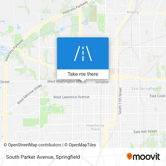 Mapa de South Parker Avenue