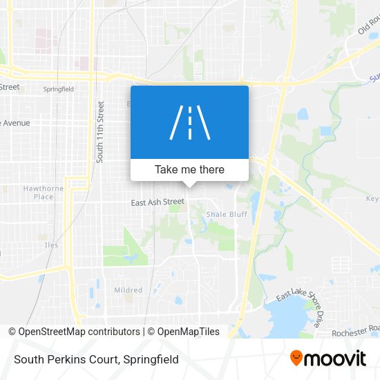 South Perkins Court map