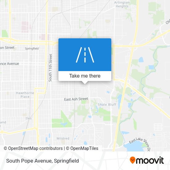Mapa de South Pope Avenue