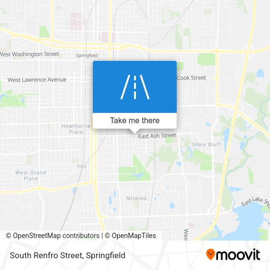 South Renfro Street map