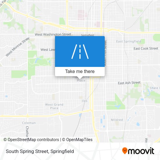 Mapa de South Spring Street