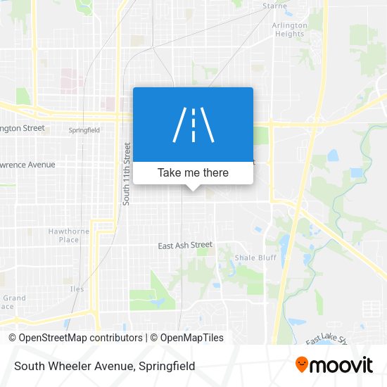 Mapa de South Wheeler Avenue