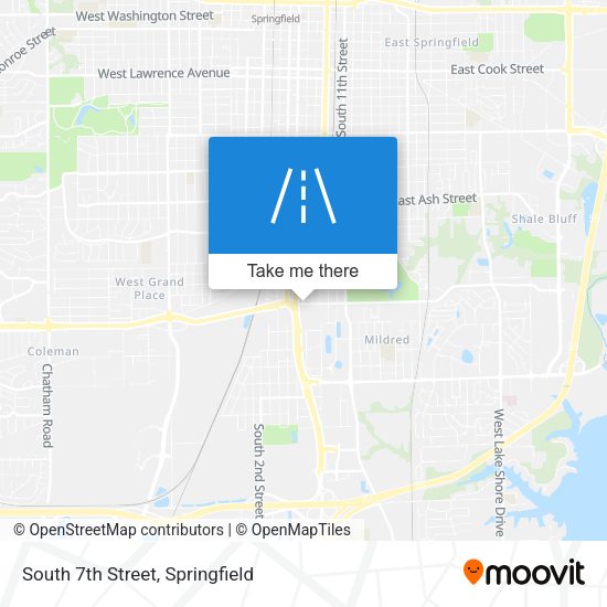 Mapa de South 7th Street