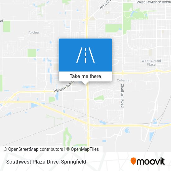 Mapa de Southwest Plaza Drive