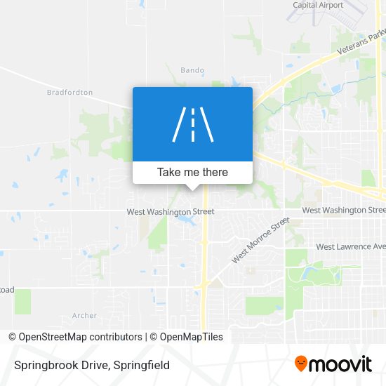 Springbrook Drive map