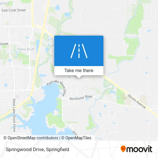 Springwood Drive map